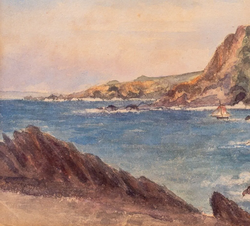 Ilfracombe, Lantern Hill, Hillsborough Watercolor