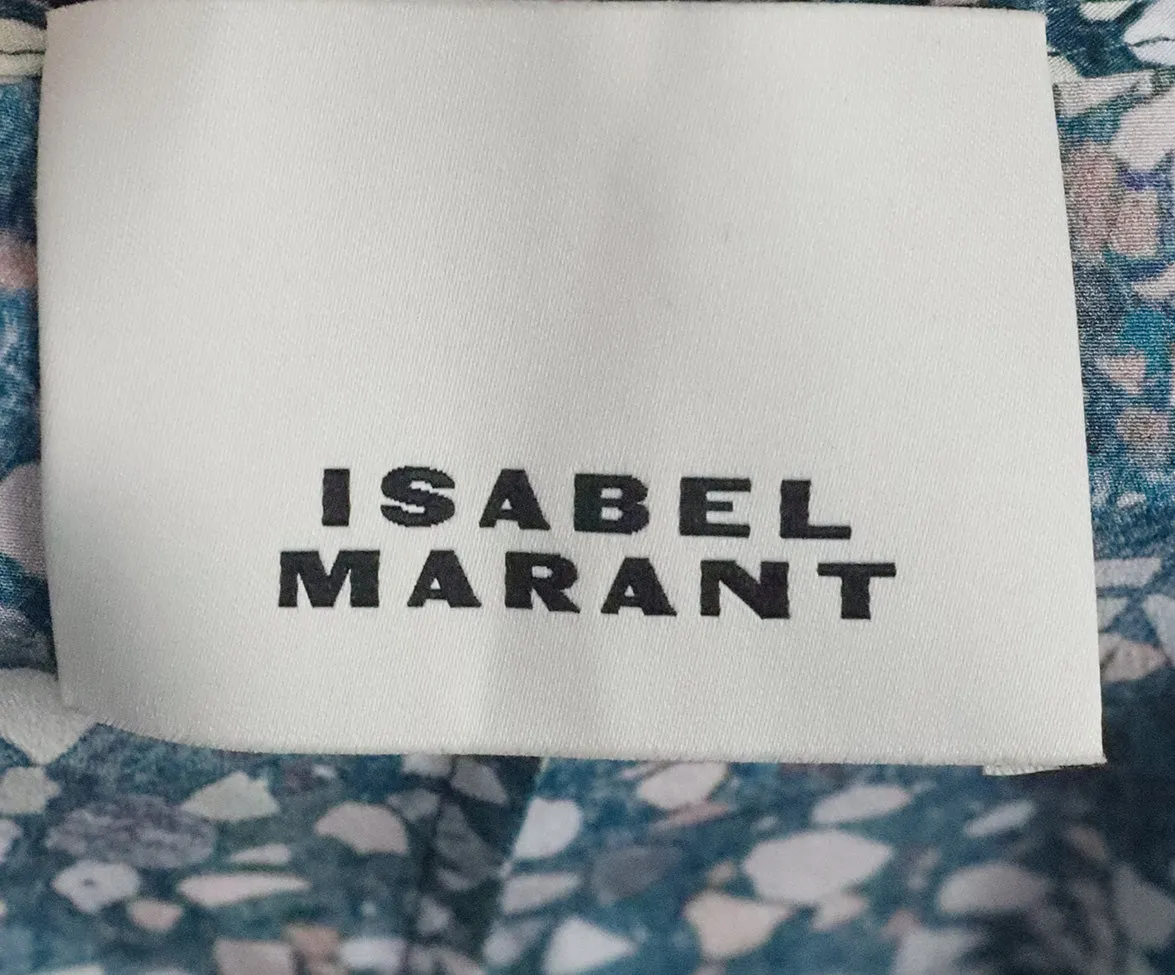 Isabel Marant Teal Print Dress sz 4