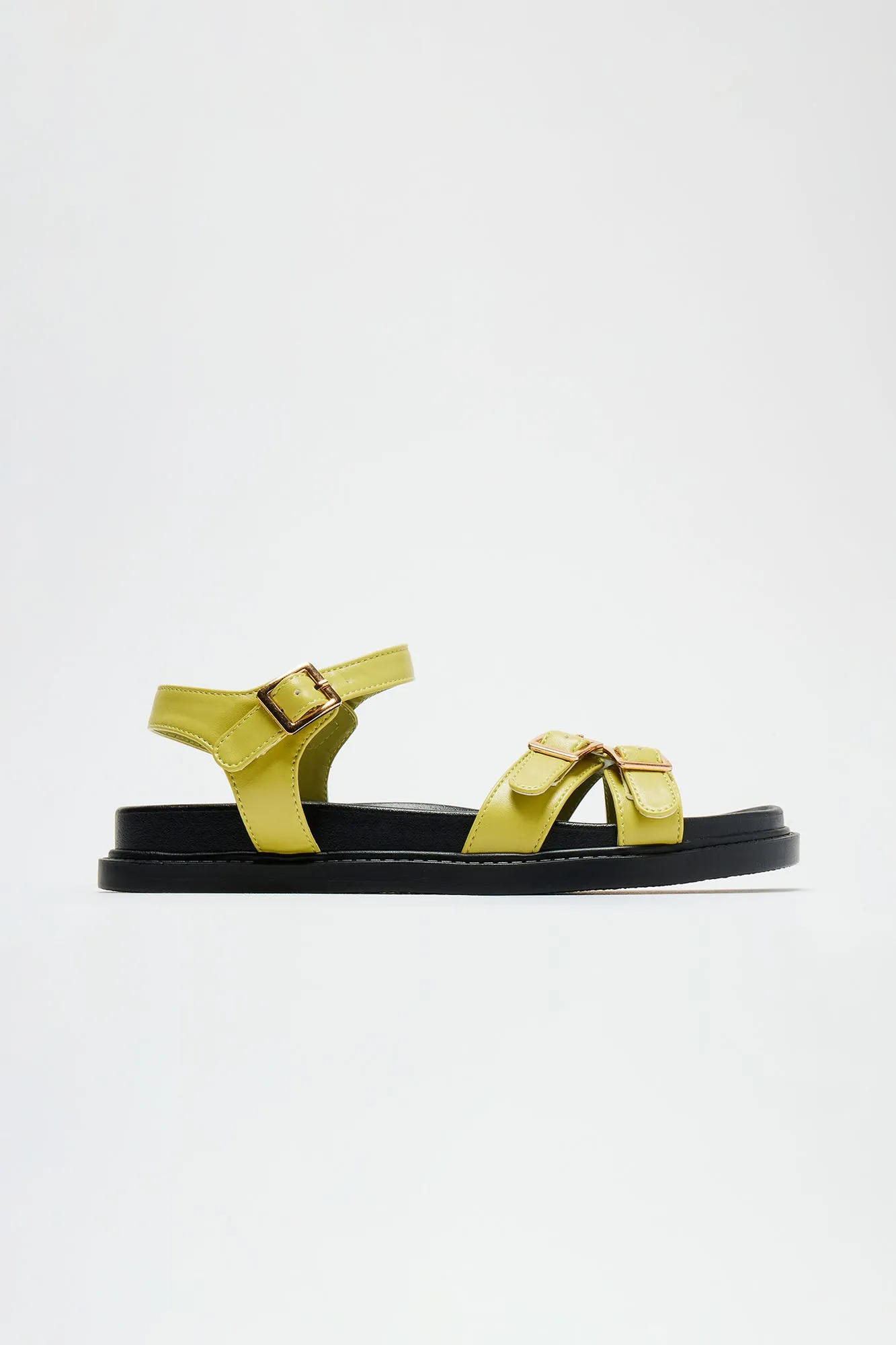 Jenni Platform Sandals - Green