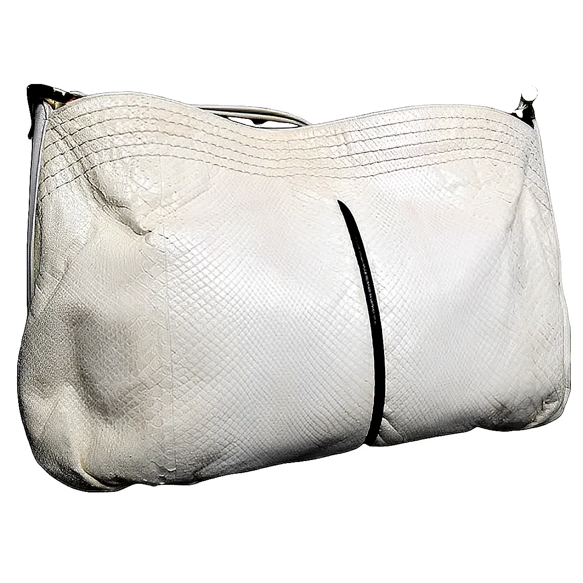 Jimmy Choo White Ayse Hobo Bag