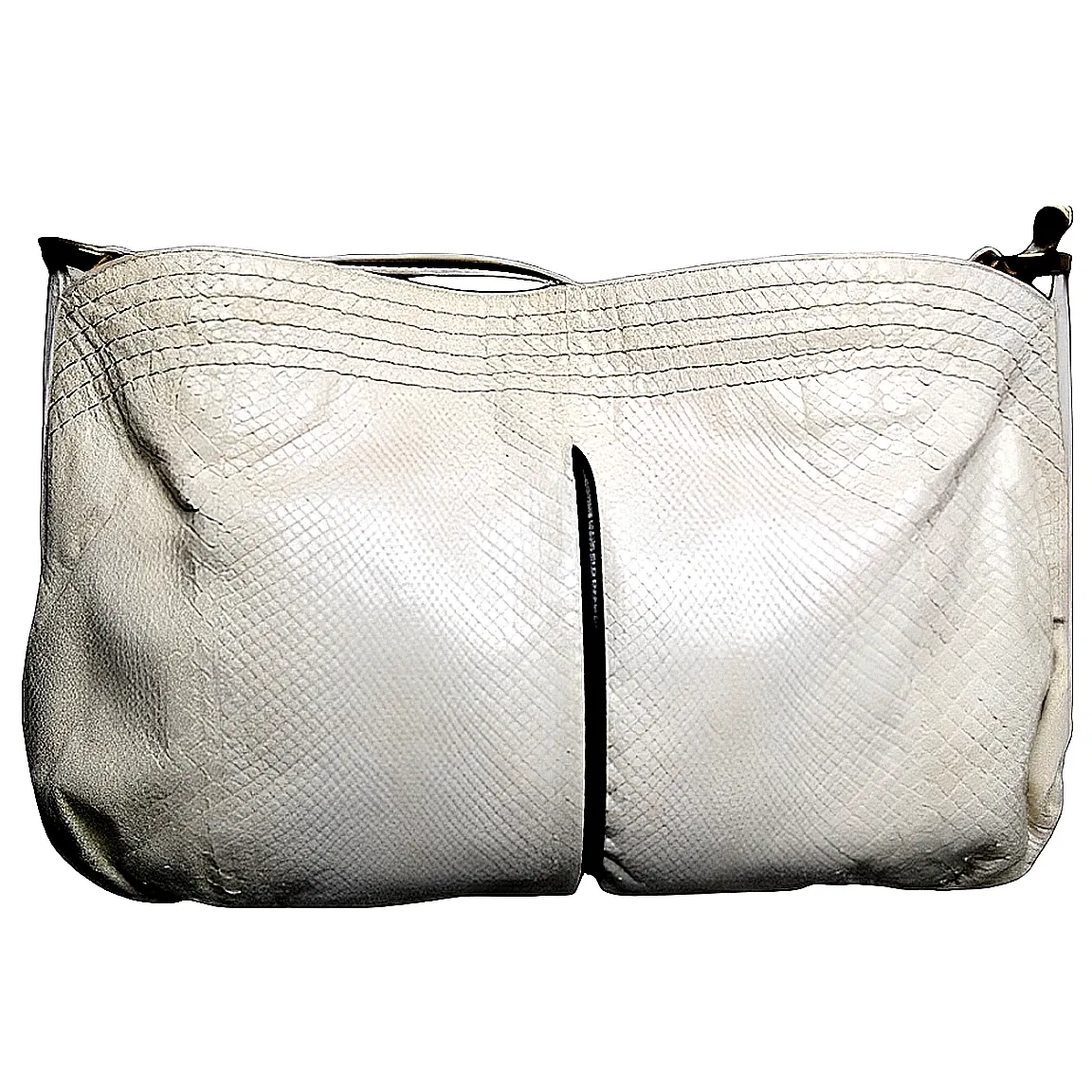 Jimmy Choo White Ayse Hobo Bag