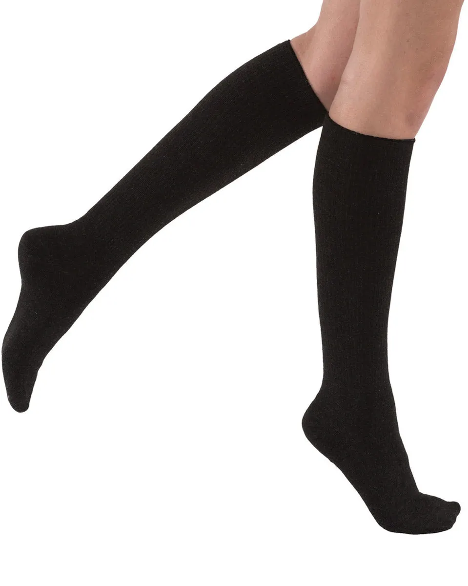 Juzo Soft 2002 Closed Toe Knee Highs w/ Silicone Top Band 30-40 mmHg