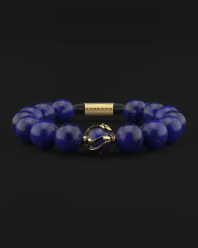 Lapis Lazuli Bracelet 12mm | Waves