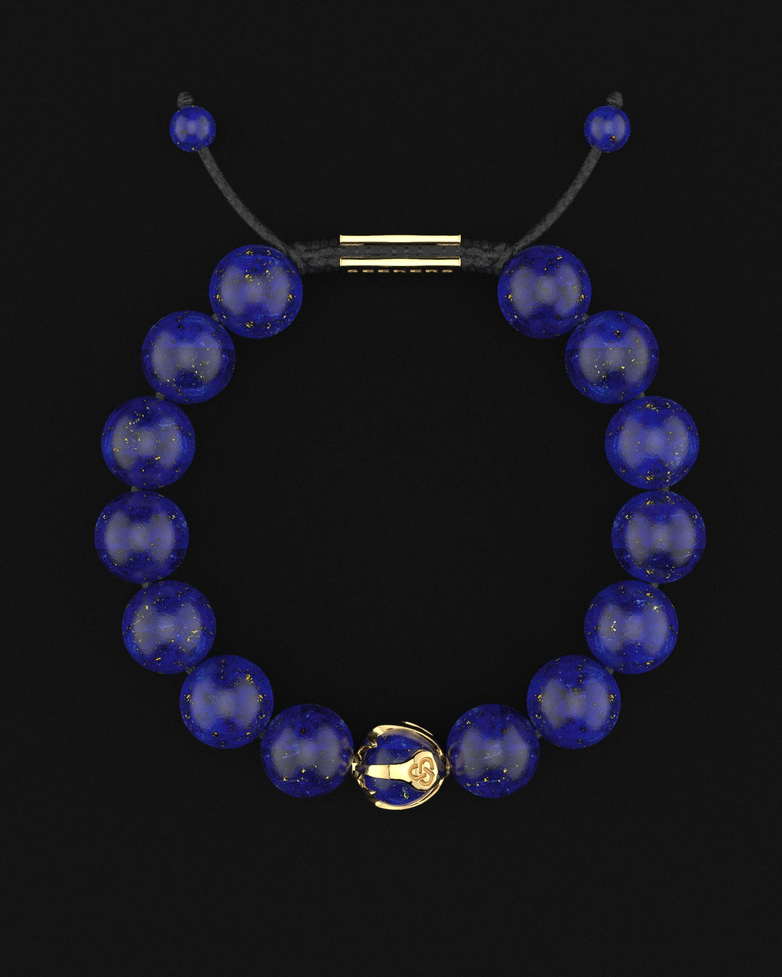 Lapis Lazuli Bracelet 12mm | Waves