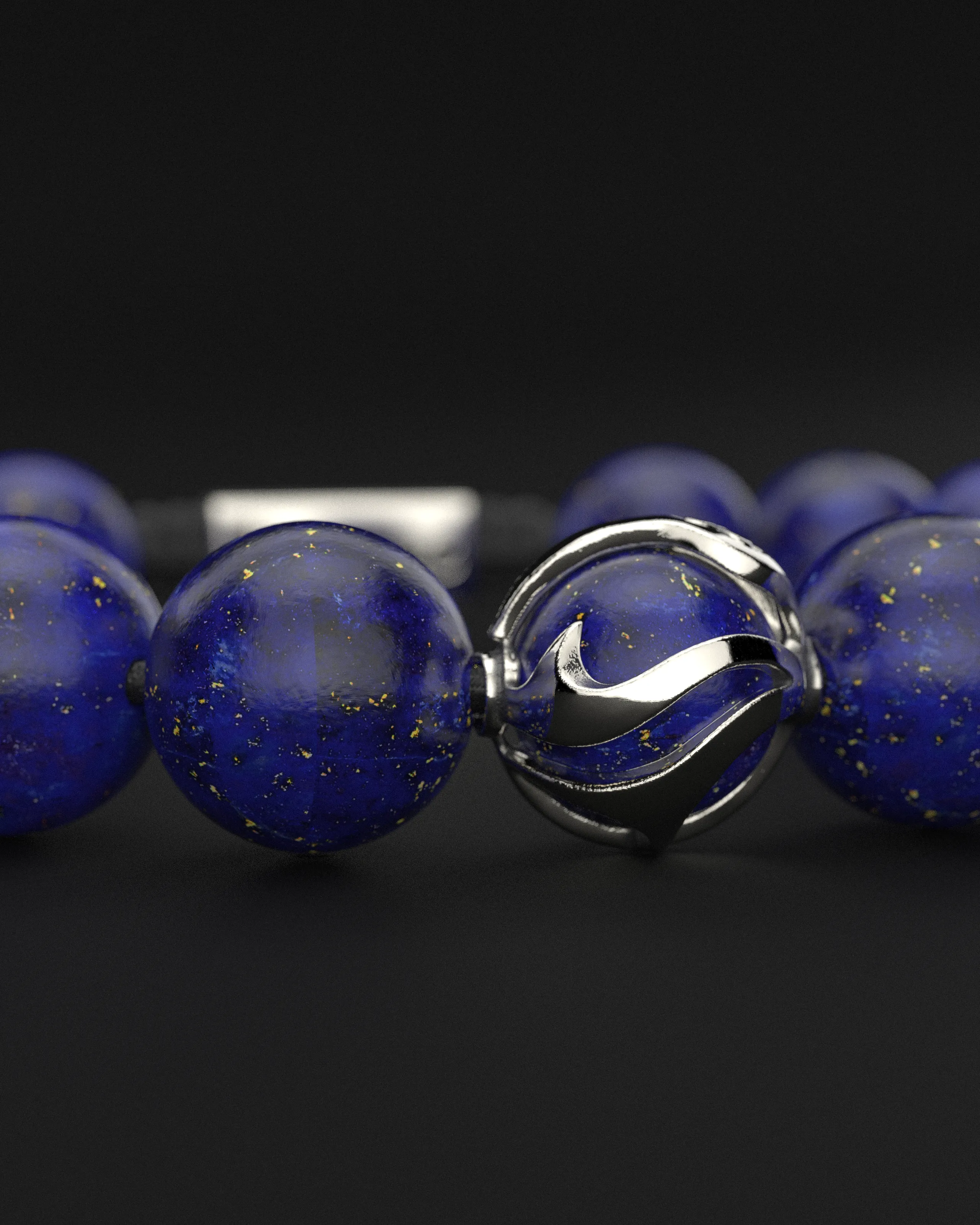 Lapis Lazuli Bracelet 12mm | Waves