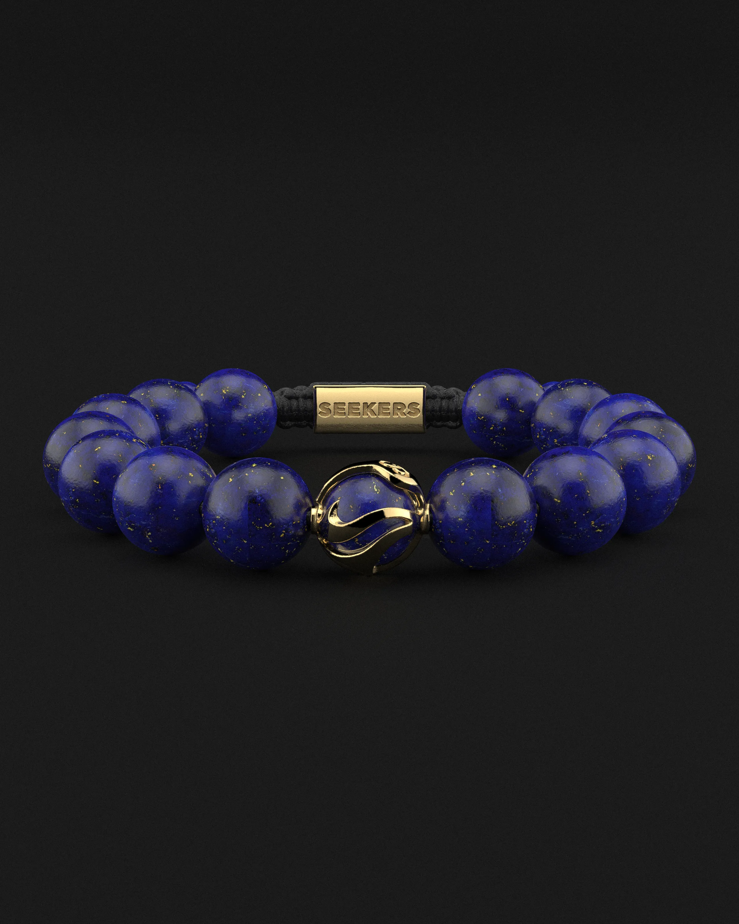 Lapis Lazuli Bracelet 12mm | Waves