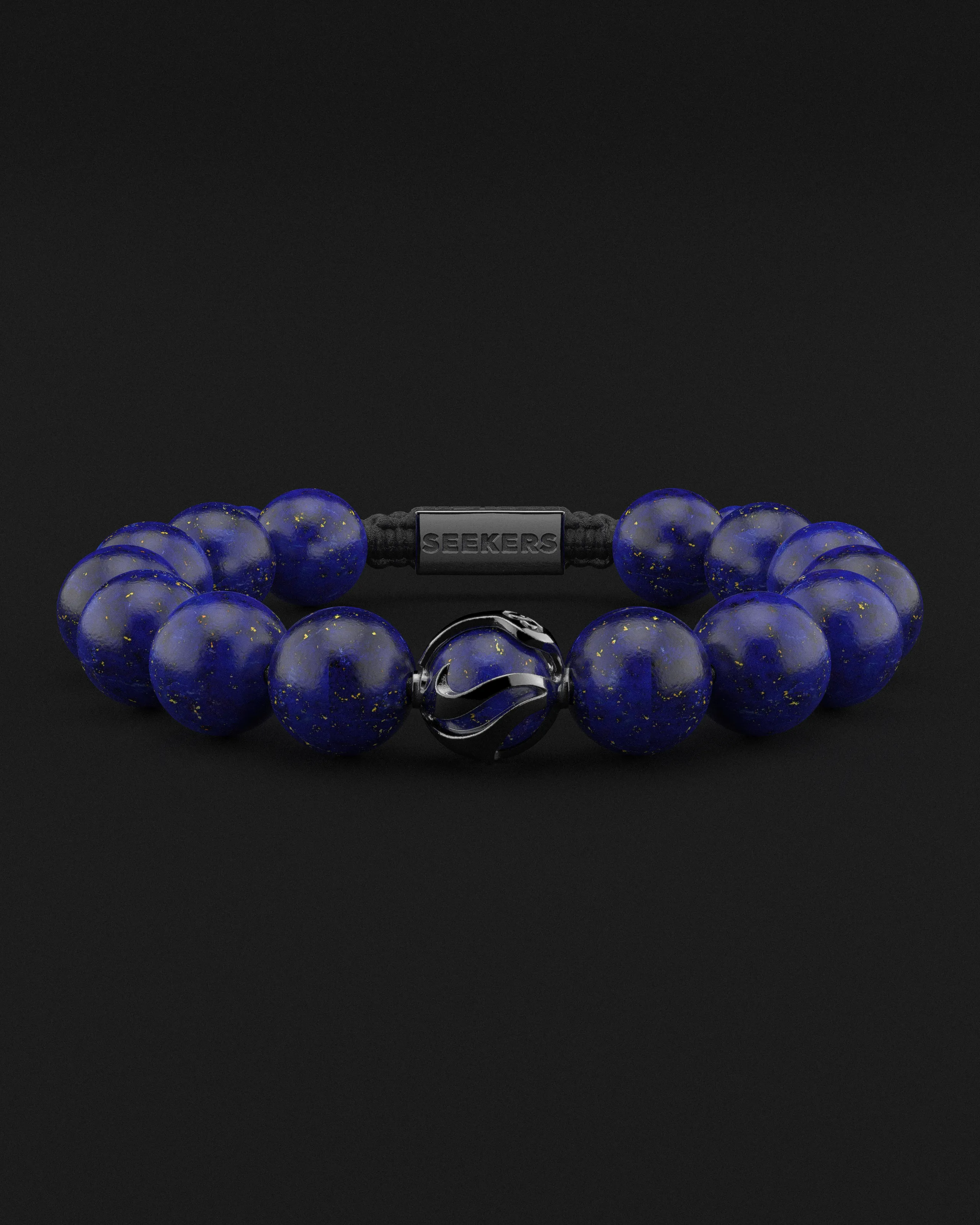 Lapis Lazuli Bracelet 12mm | Waves