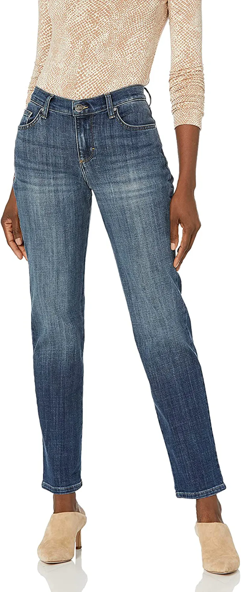 Lee Women's Relaxed Fit Straight Leg Jean