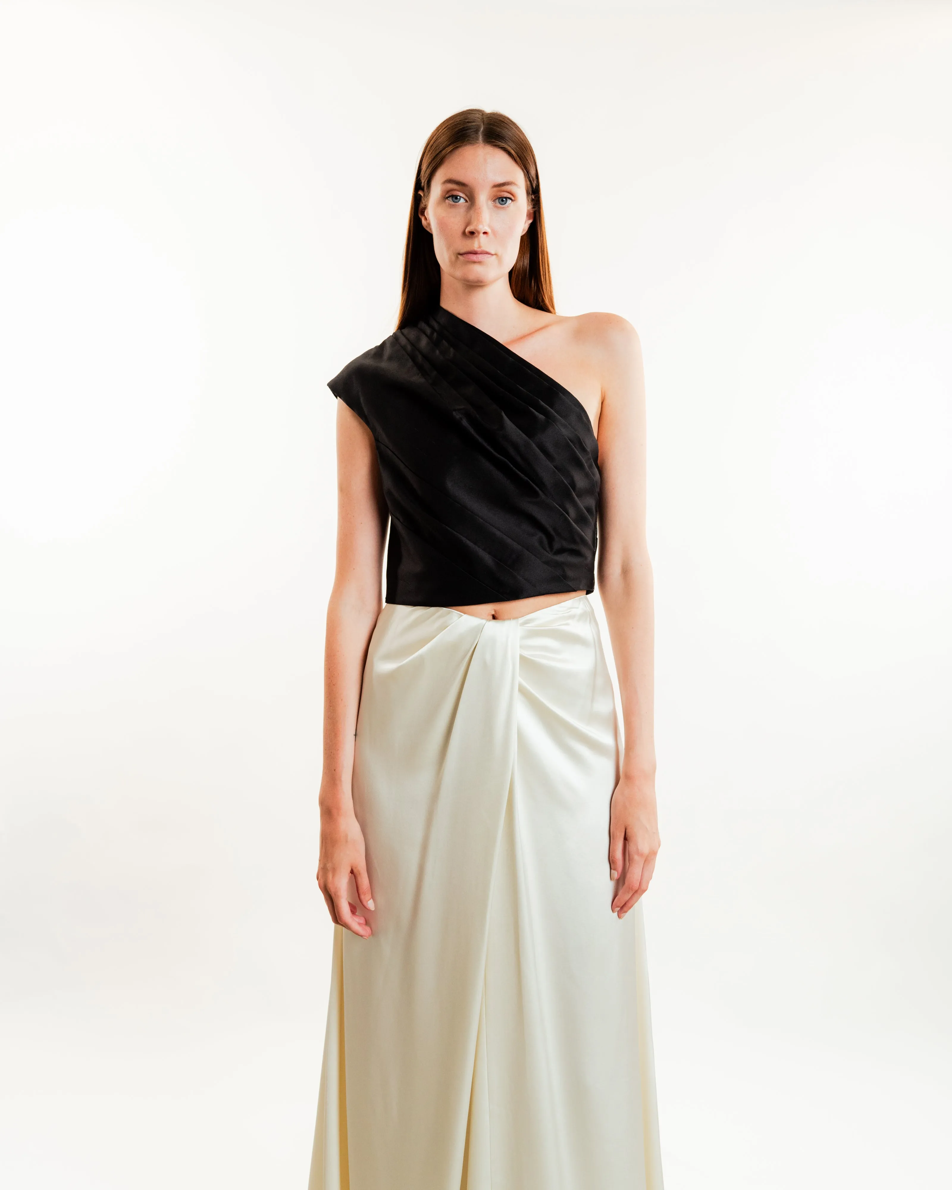 Leticia Draped Maxi Skirt