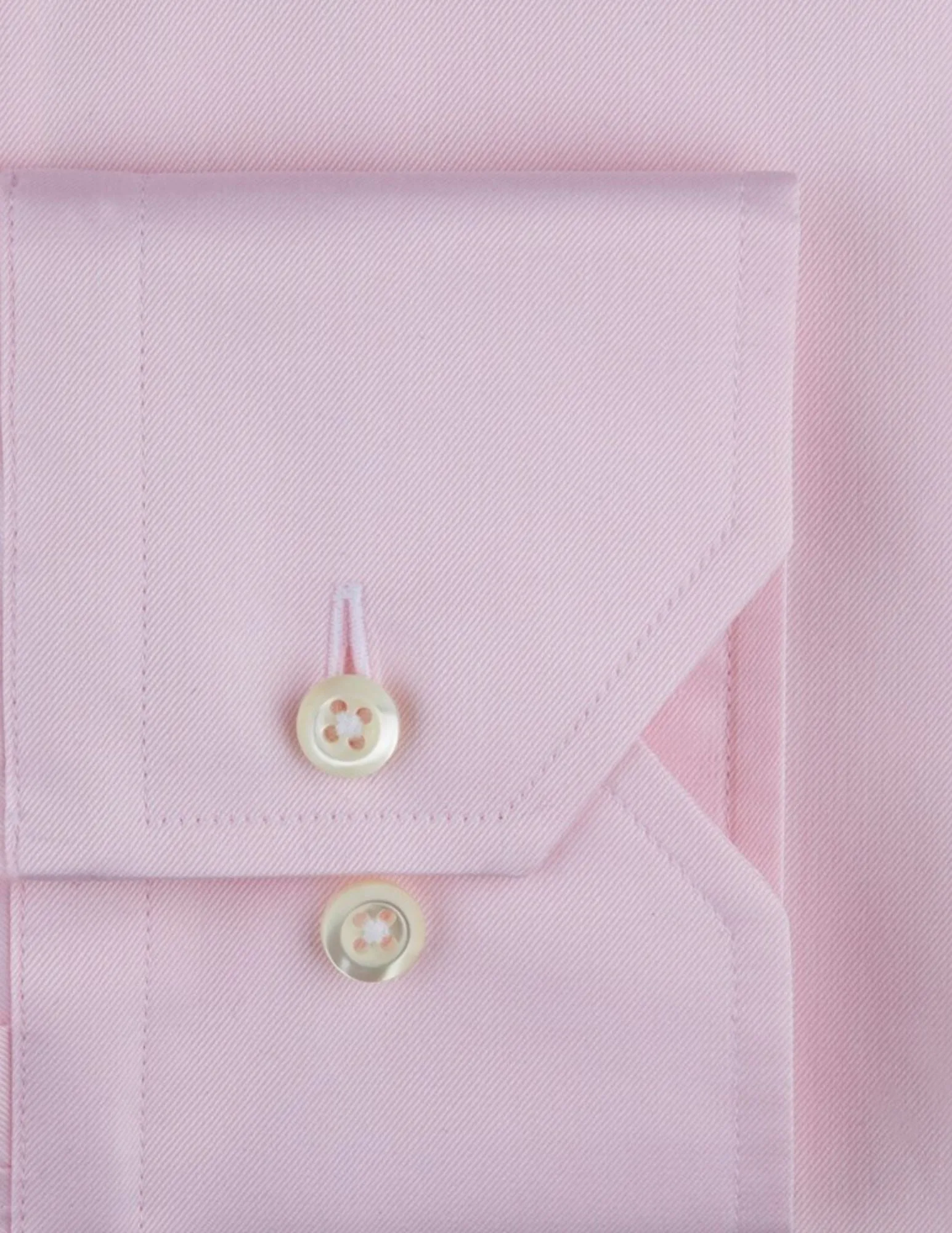 Light Pink Twill Shirt | Fitted Body