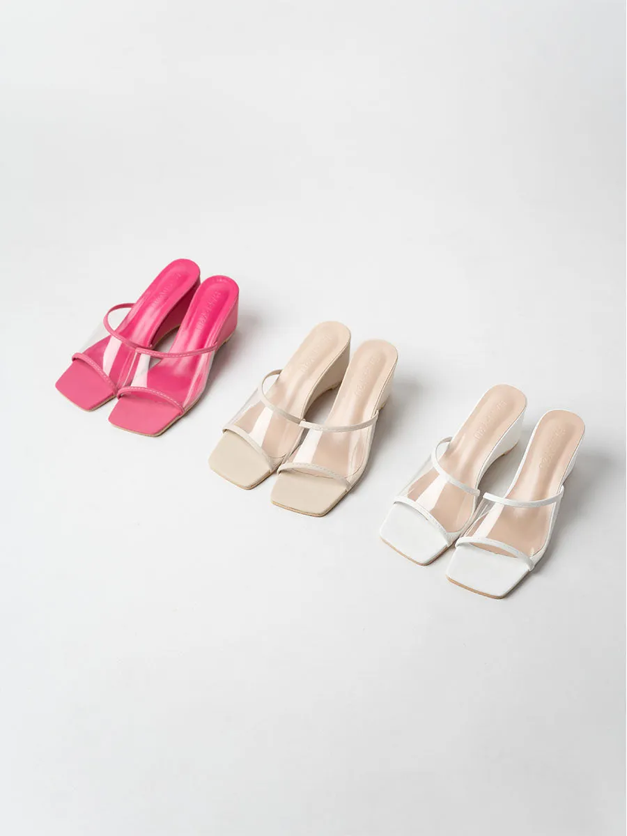 Lindsey Transparent Wedges