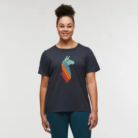 Llama Stripes T-Shirt - Women's