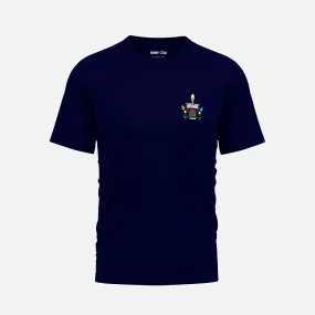 London Beach Club Black Taxi - Navy Organic Cotton T-Shirt