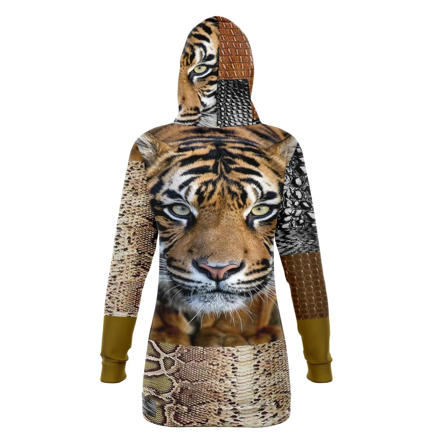 long hoodie tyger leather