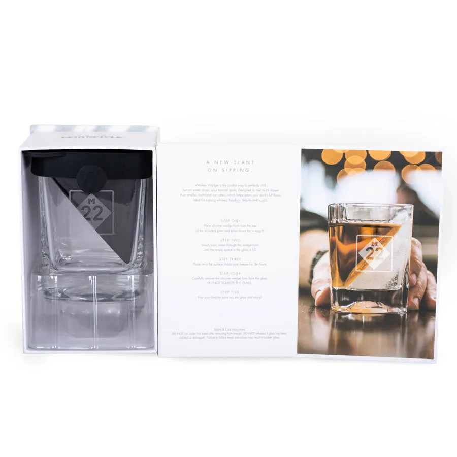 M22 WHISKEY WEDGE GLASS