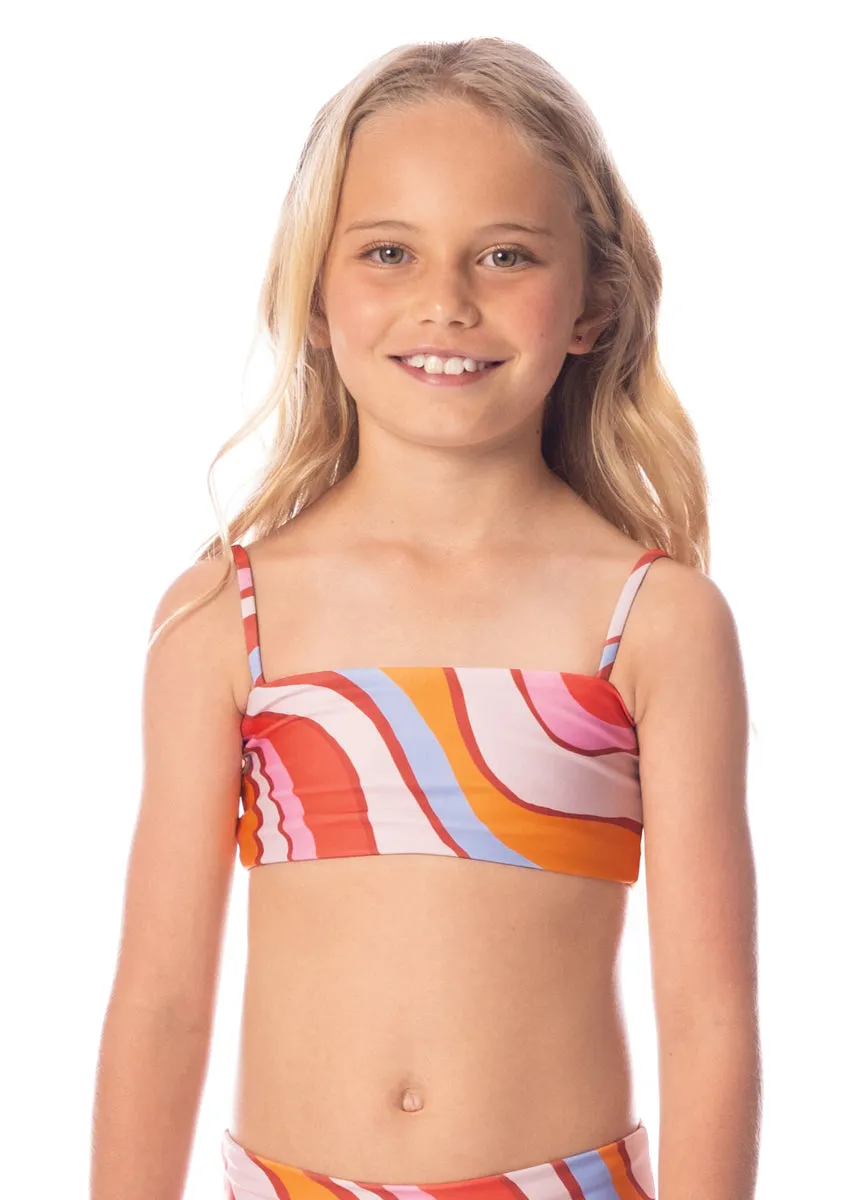 Maaji Amber Brown Rainbow Girls Bikini Set