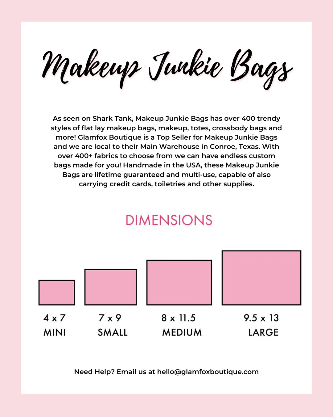 Makeup Junkie Bags - Aztec Pink [Pre-Order]