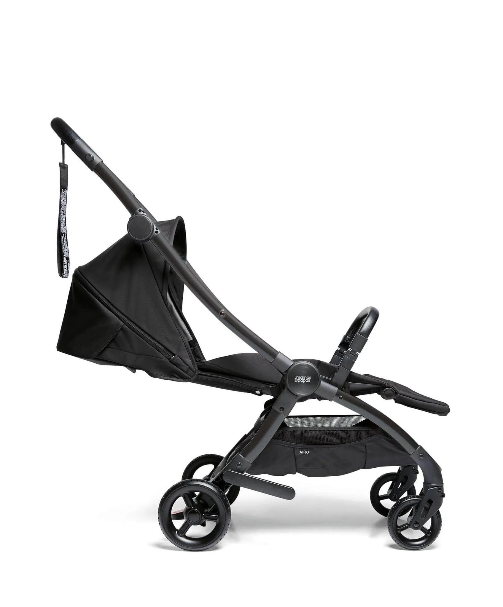 Mamas and Papas Airo Stroller with Footmuff  - Black