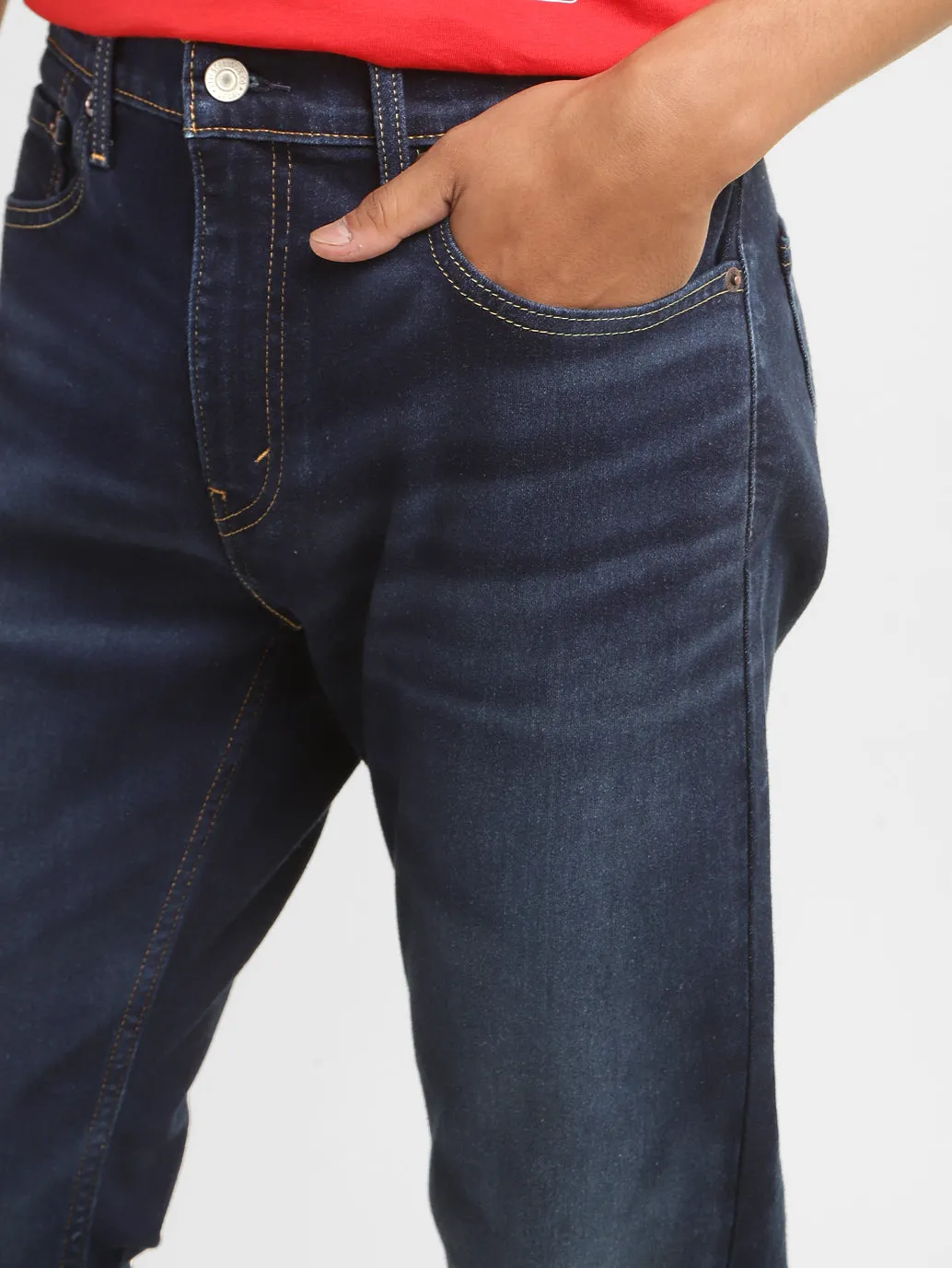 Men's 512 Dark-Blue Slim Tapered Fit Jeans