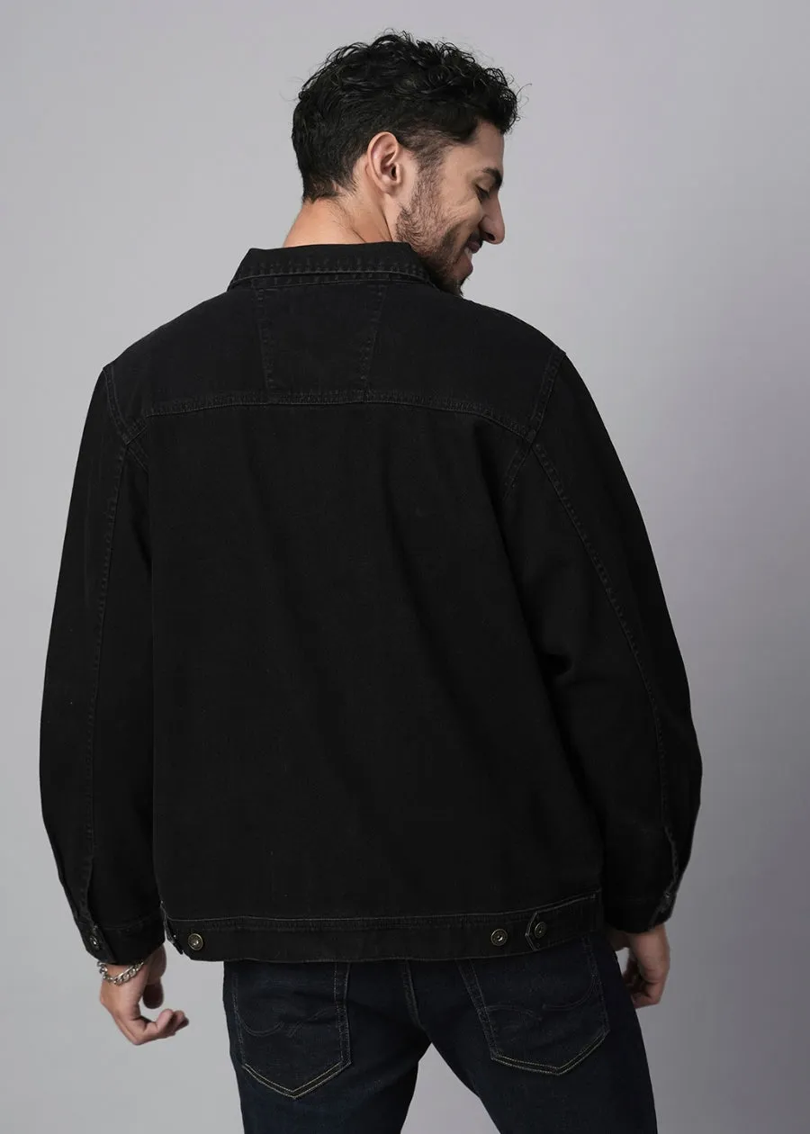 Mens Denim Jacket - Black