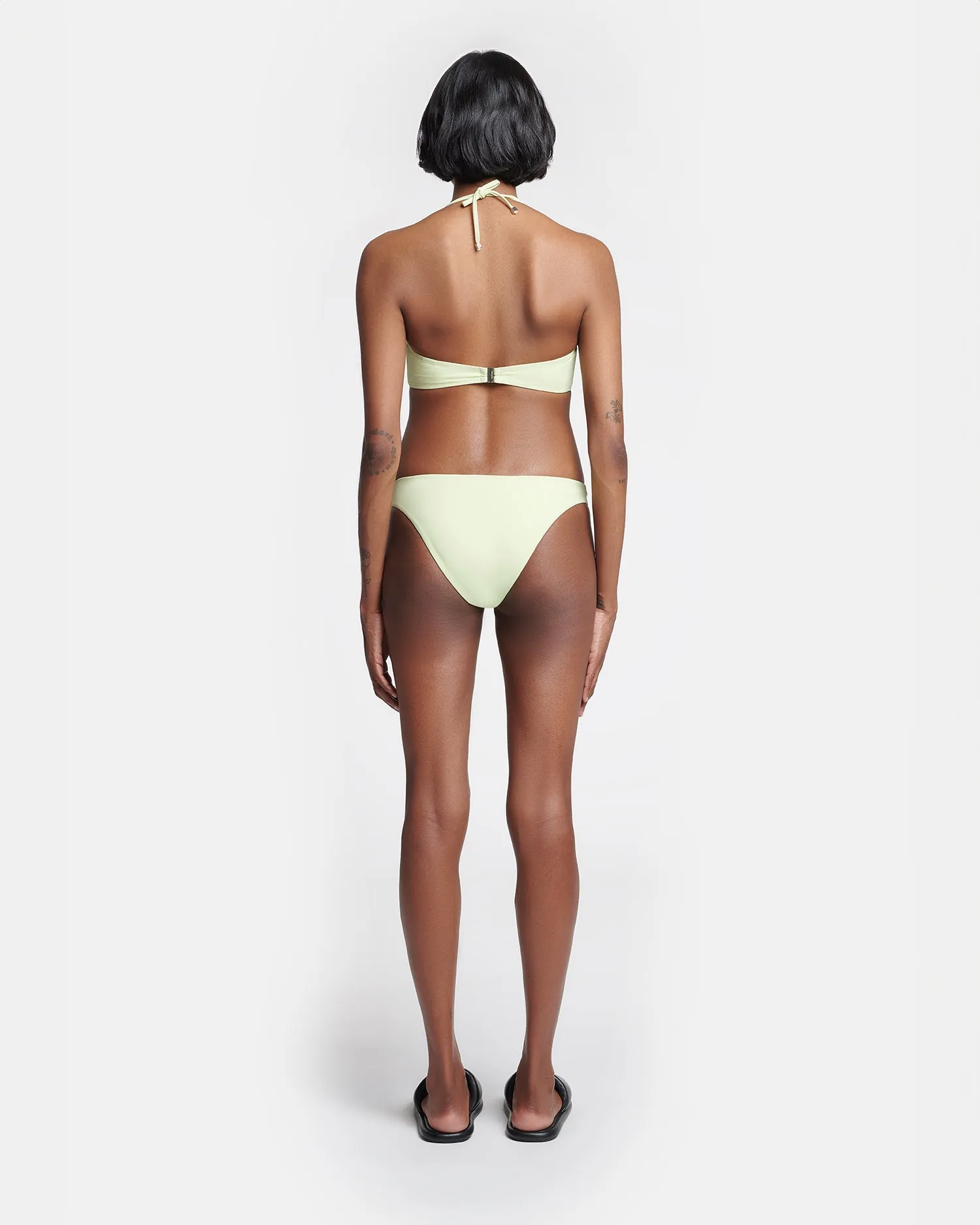 Merve - Bikini Bottoms - Shadow Lime