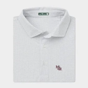 Mississippi State Vault Textured Jacquard brrrº Polo