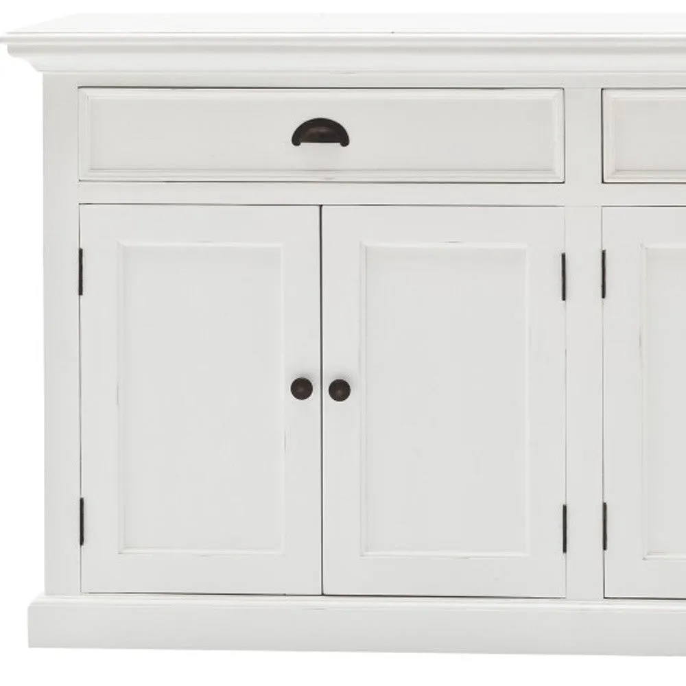 Modern Farmhouse White Buffet Server