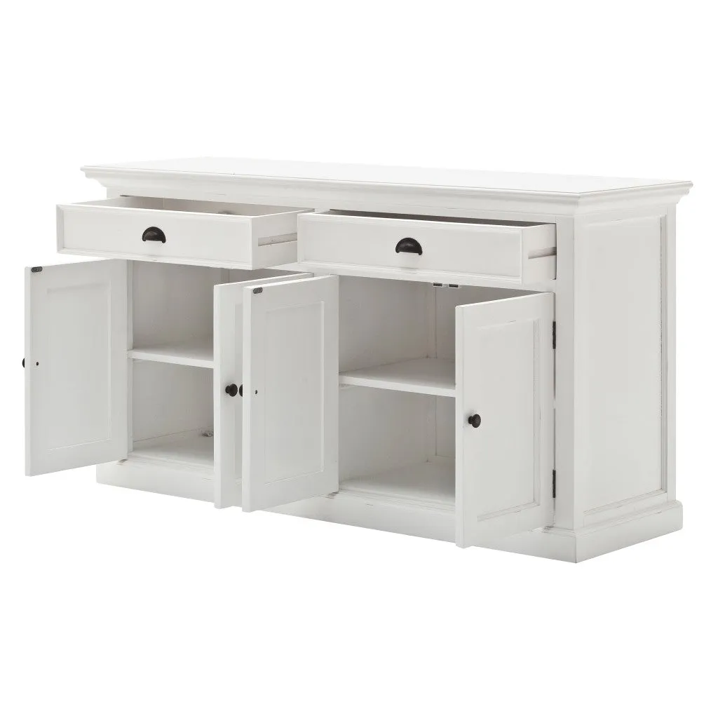 Modern Farmhouse White Buffet Server