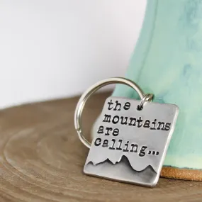 Mountains Key Chain