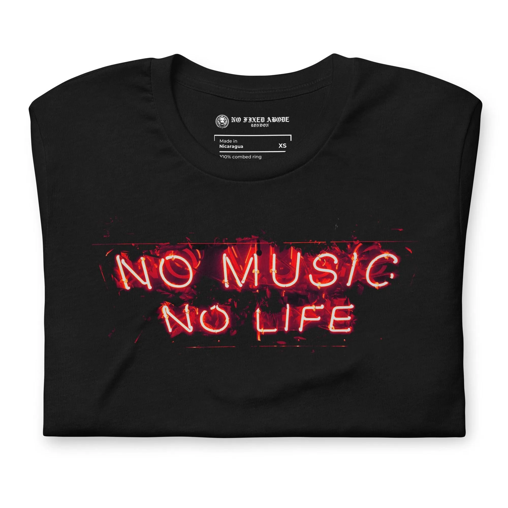 No Music No Life Neon T-shirt