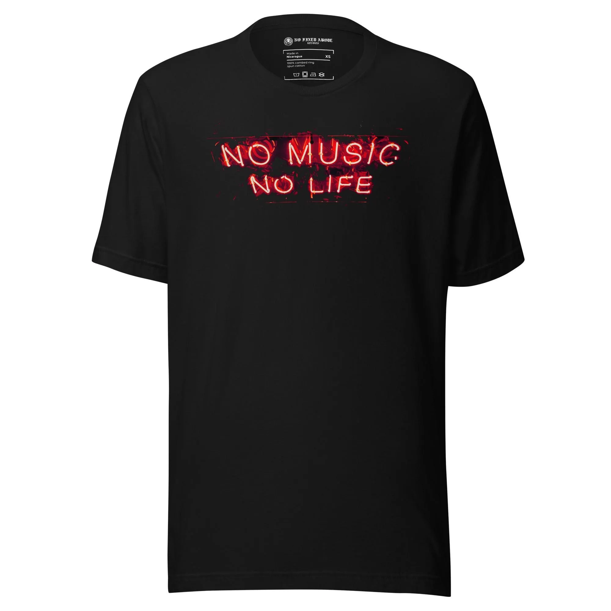 No Music No Life Neon T-shirt