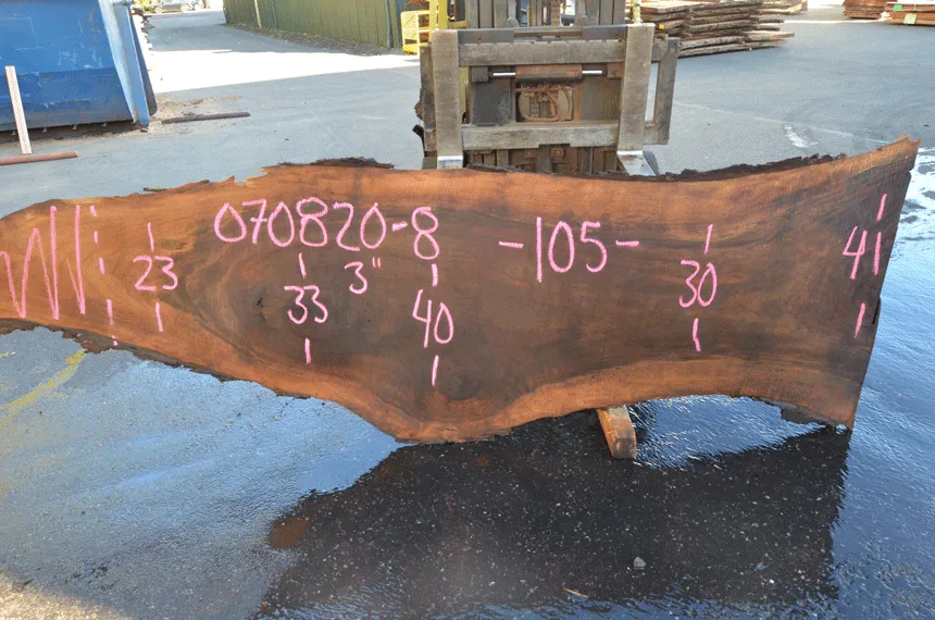 Oregon Black Walnut Slab 070820-08