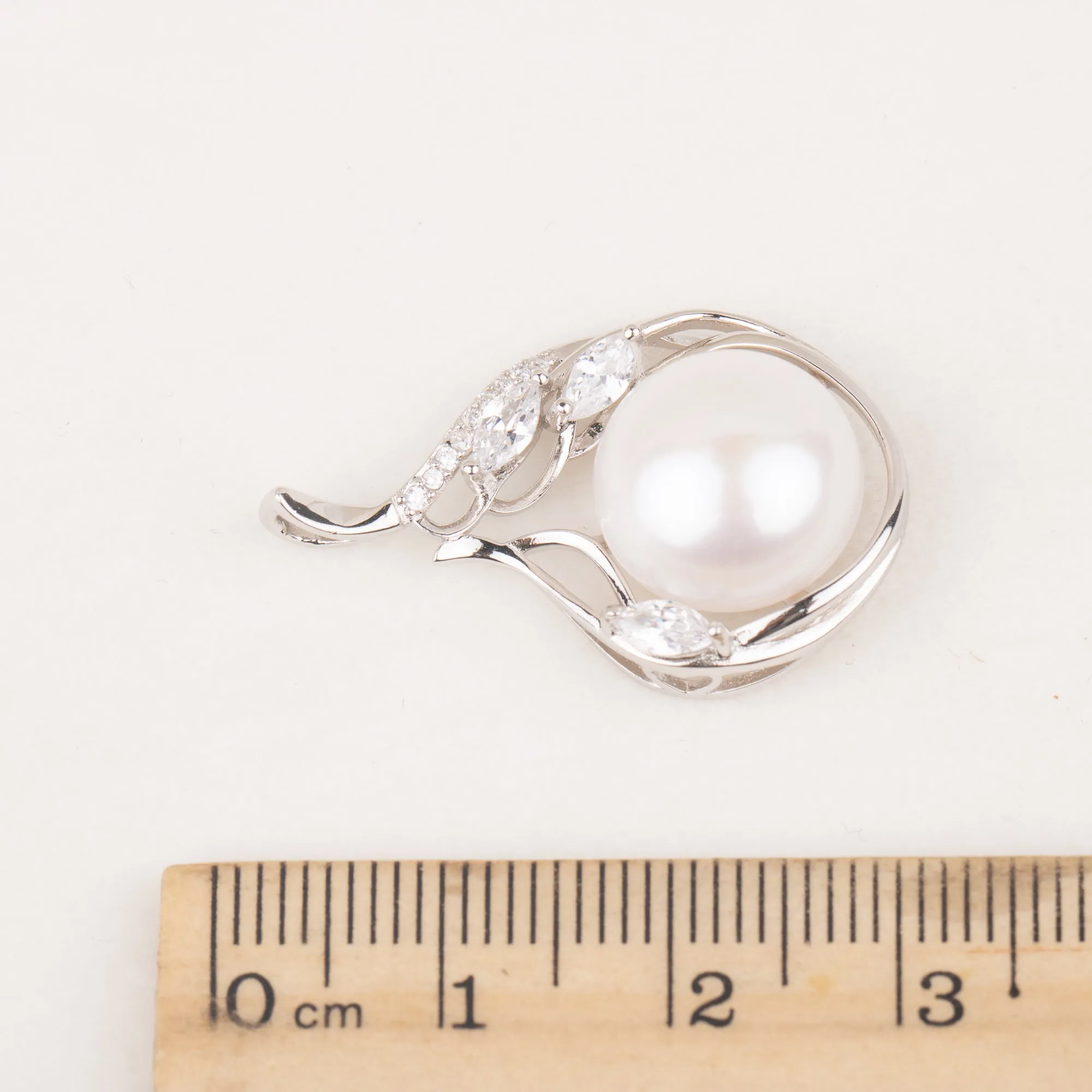 P060703 DIY 8-12mm Natural Freshwater pearl pendant accessory 925 sterling silver engagement jewelry necklace for women