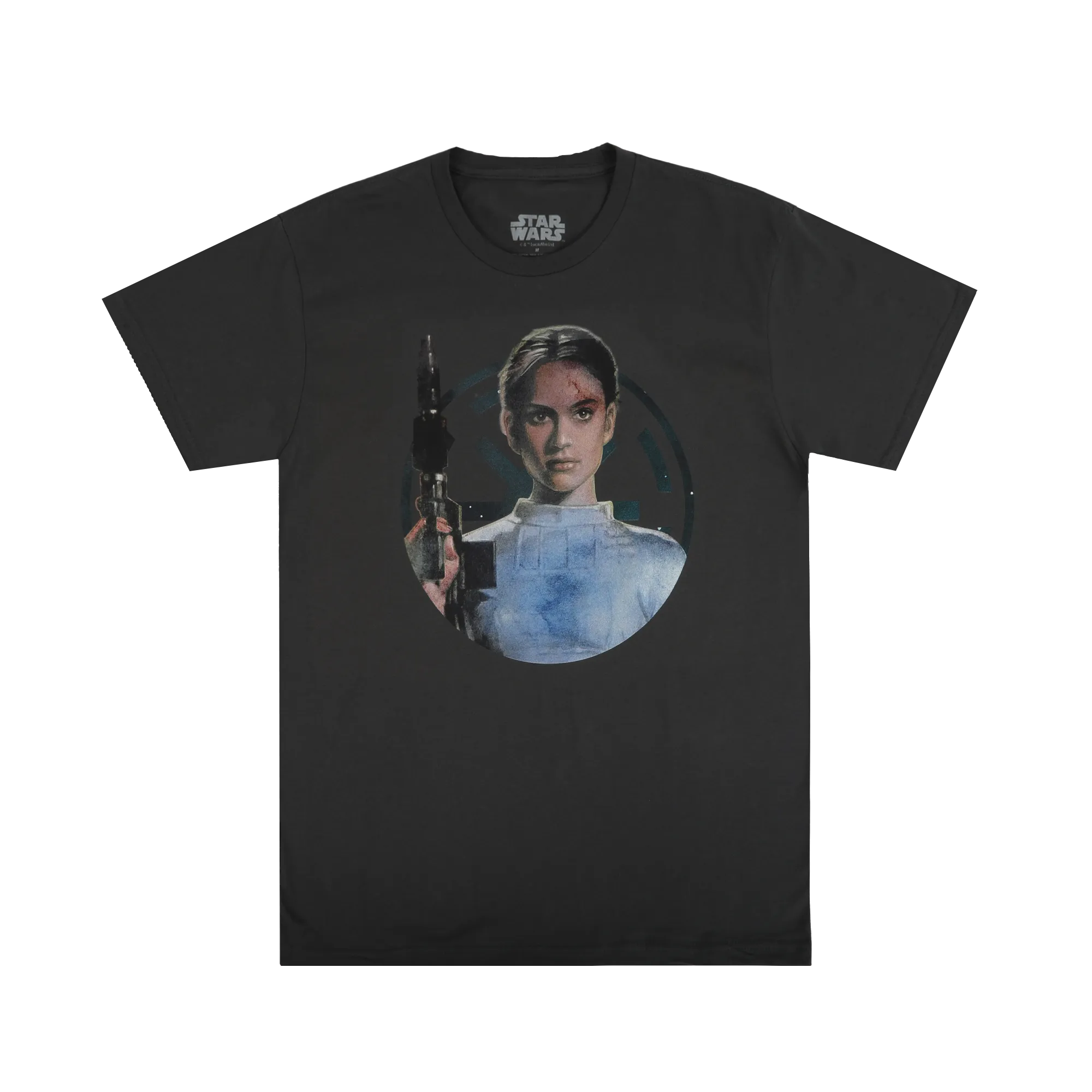 Padme Posing With Blaster Tee