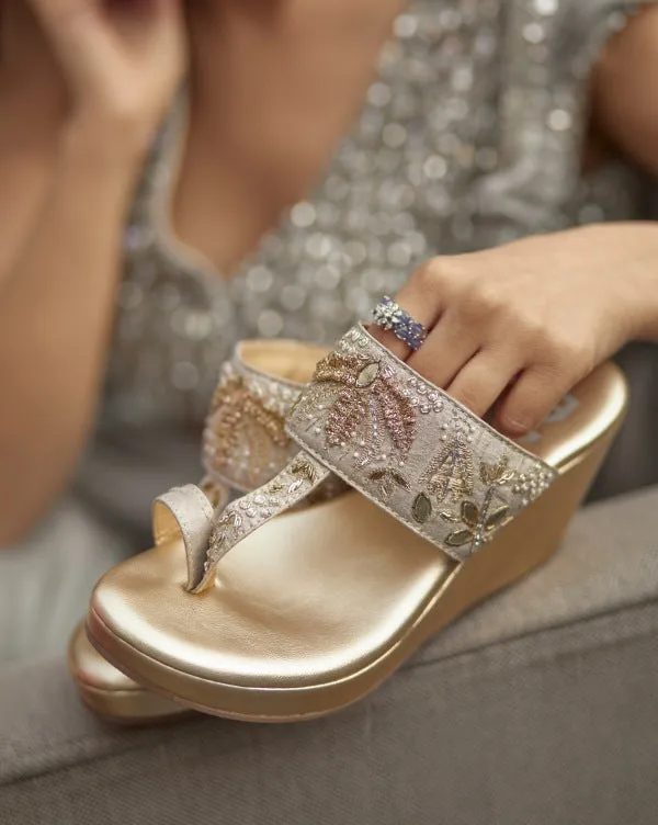 Palermo : Kolha Wedge - Payal Singhal x Fizzy Goblet - Limited Edition