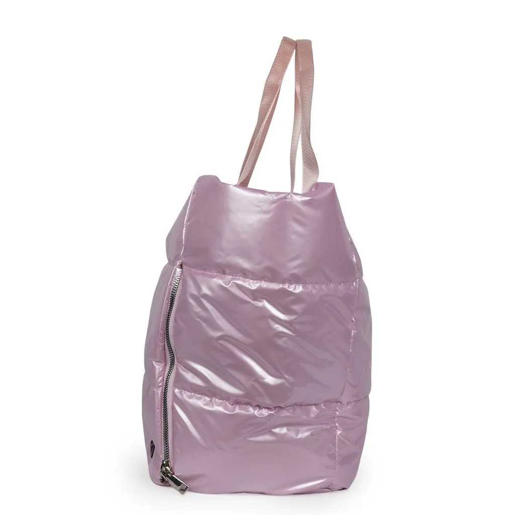 Panorama Puffer Large Tote - Soft Pink