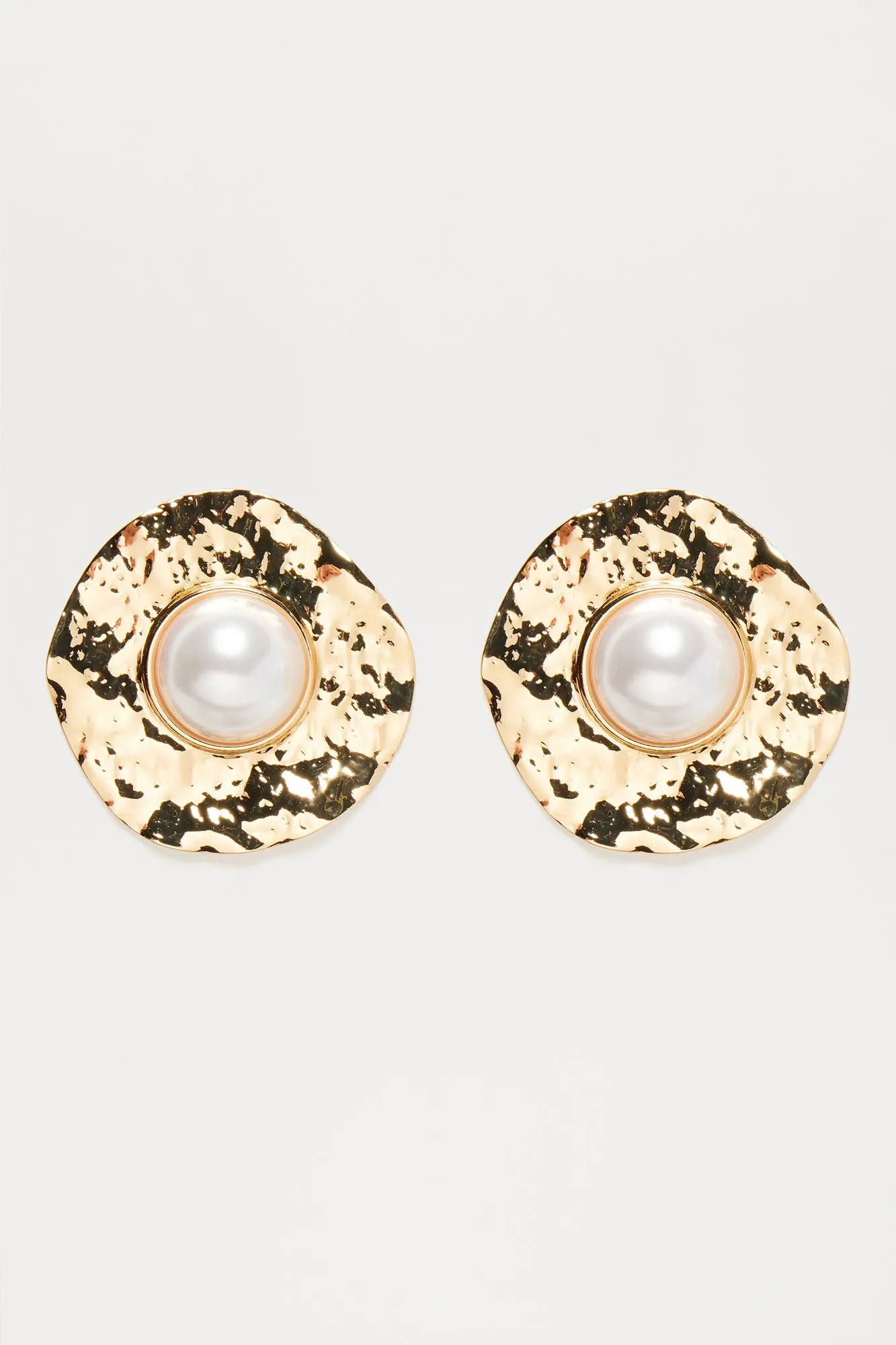 Pearl Girly Earrings - Gold