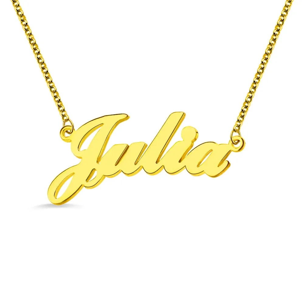 Personalized Julia Name Necklace