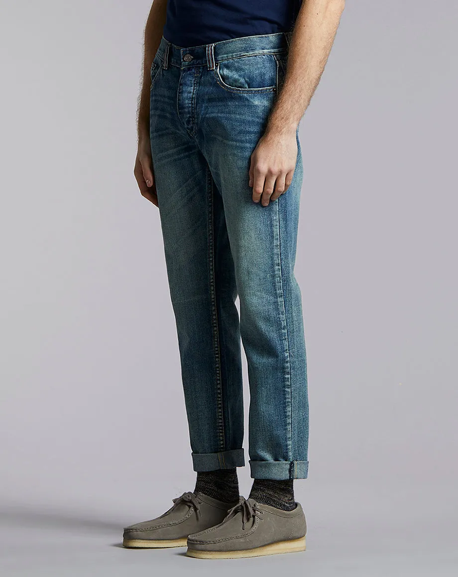 PHOENIX SOLIS SLIM DENIM JEAN | LIGHT INDIGO WASH