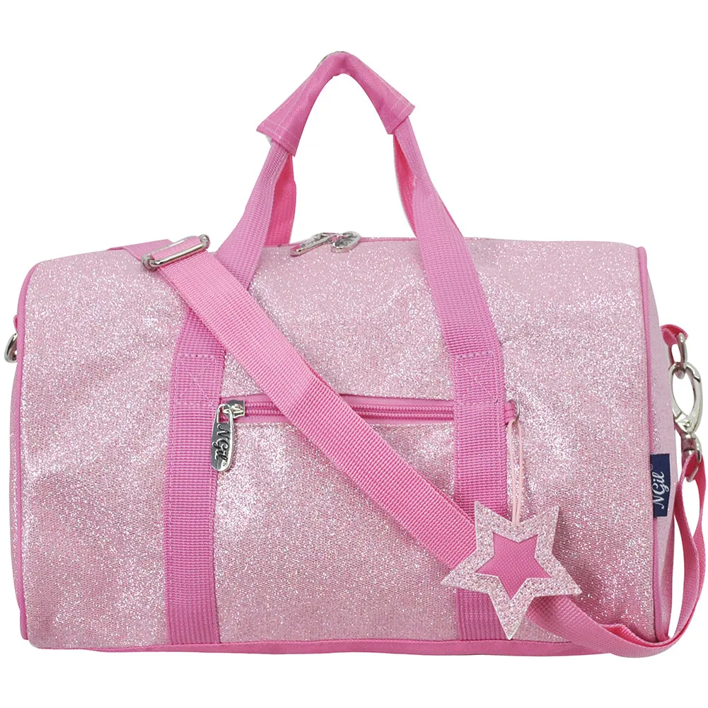 Pink Mini Glitter NGIL Duffel Bag