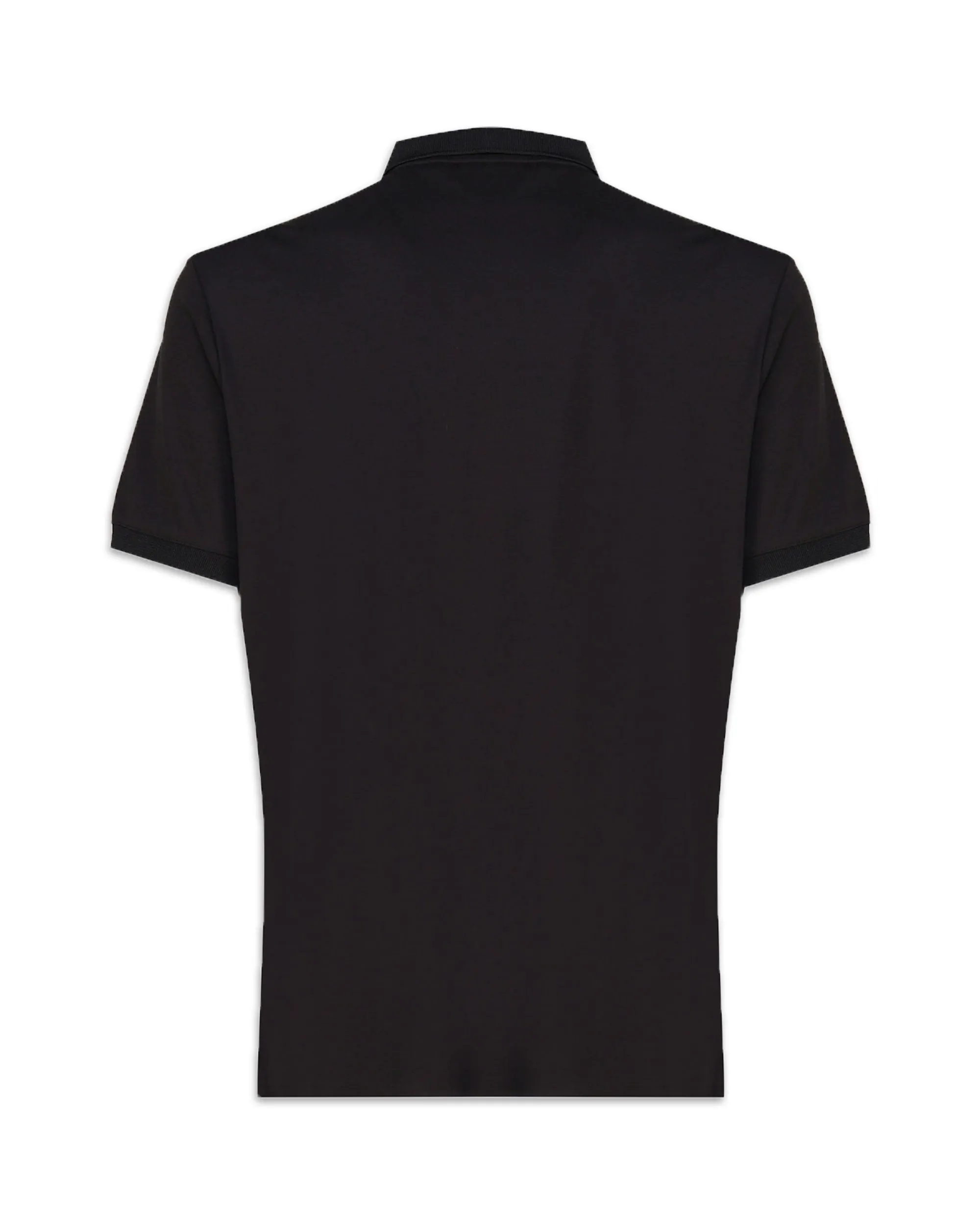 Polo Uomo Calvin Klein Smooth Cotton Welt Zip Nero