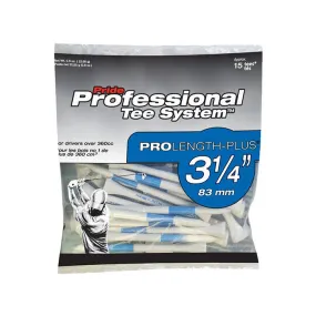 Pro Tee System 3-1/4 Wood Tees 15pc pack