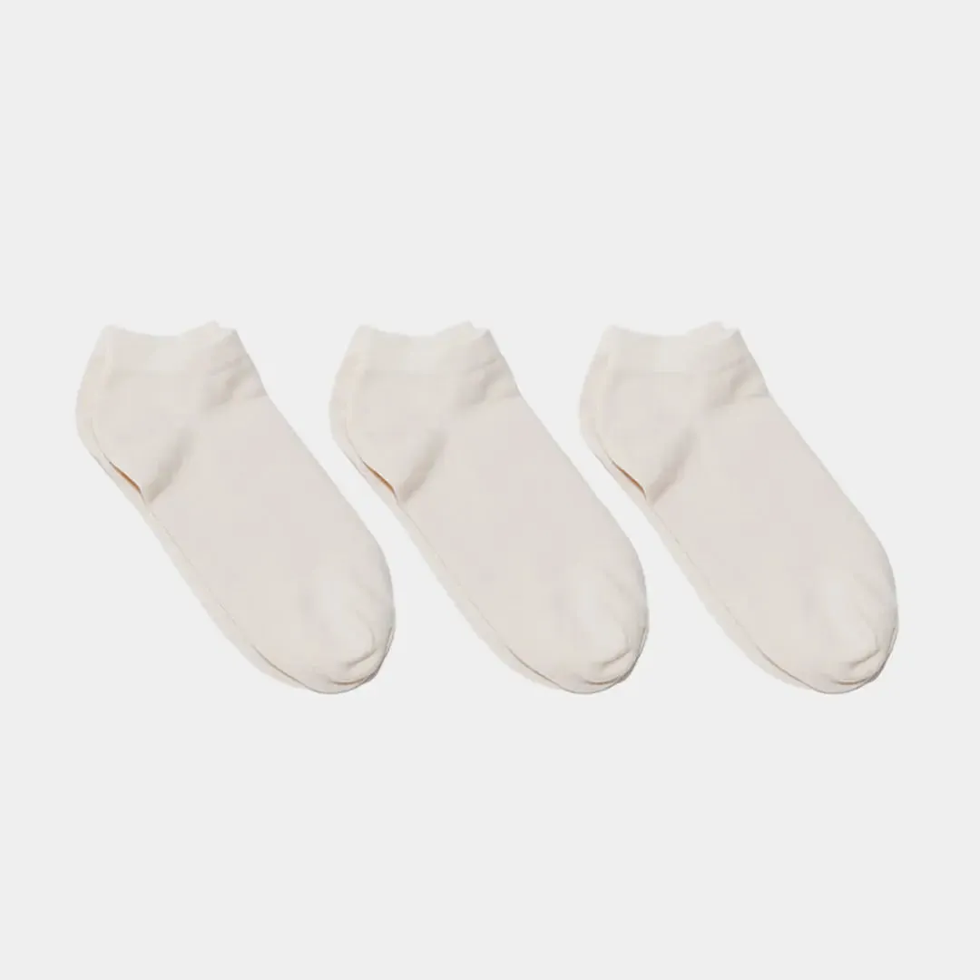 Pure (no dye) Kids' Ankle Socks  - 98% Organic Cotton