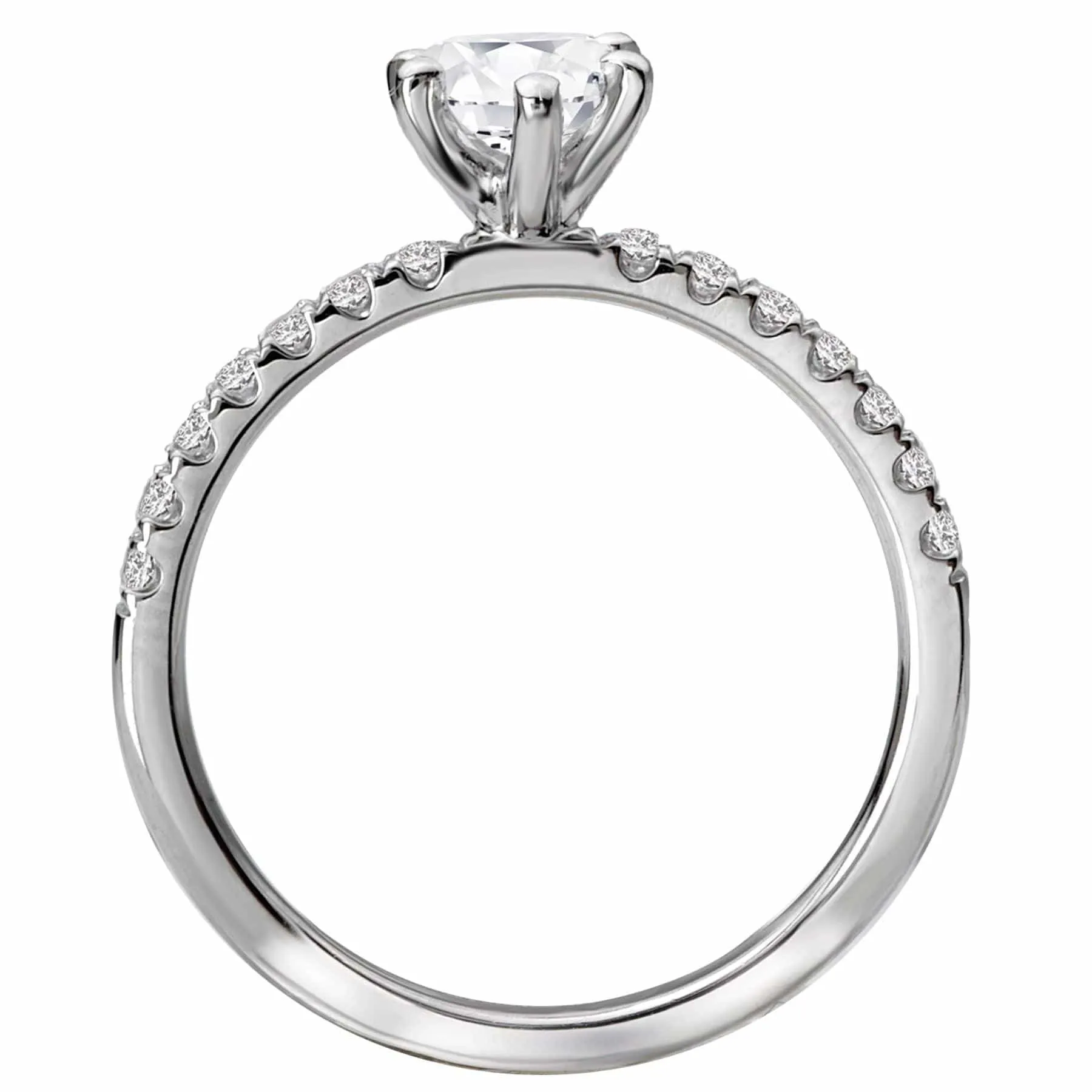 "The Meredith" Classic Pear Shape Semi-Mount Diamond Ring