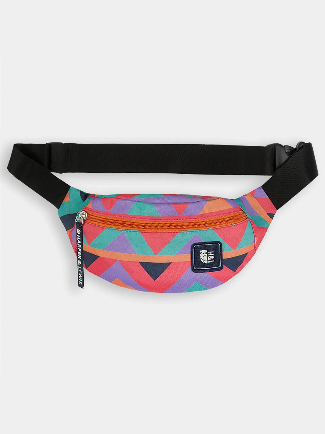 Raver Retro Pattern Bum Bag