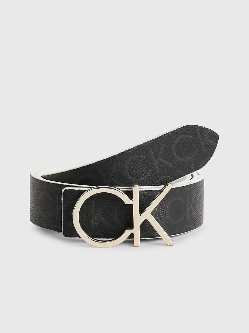 Recycled Reversible Logo Belt