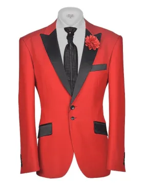 Red tuxedo jacket - tux Red