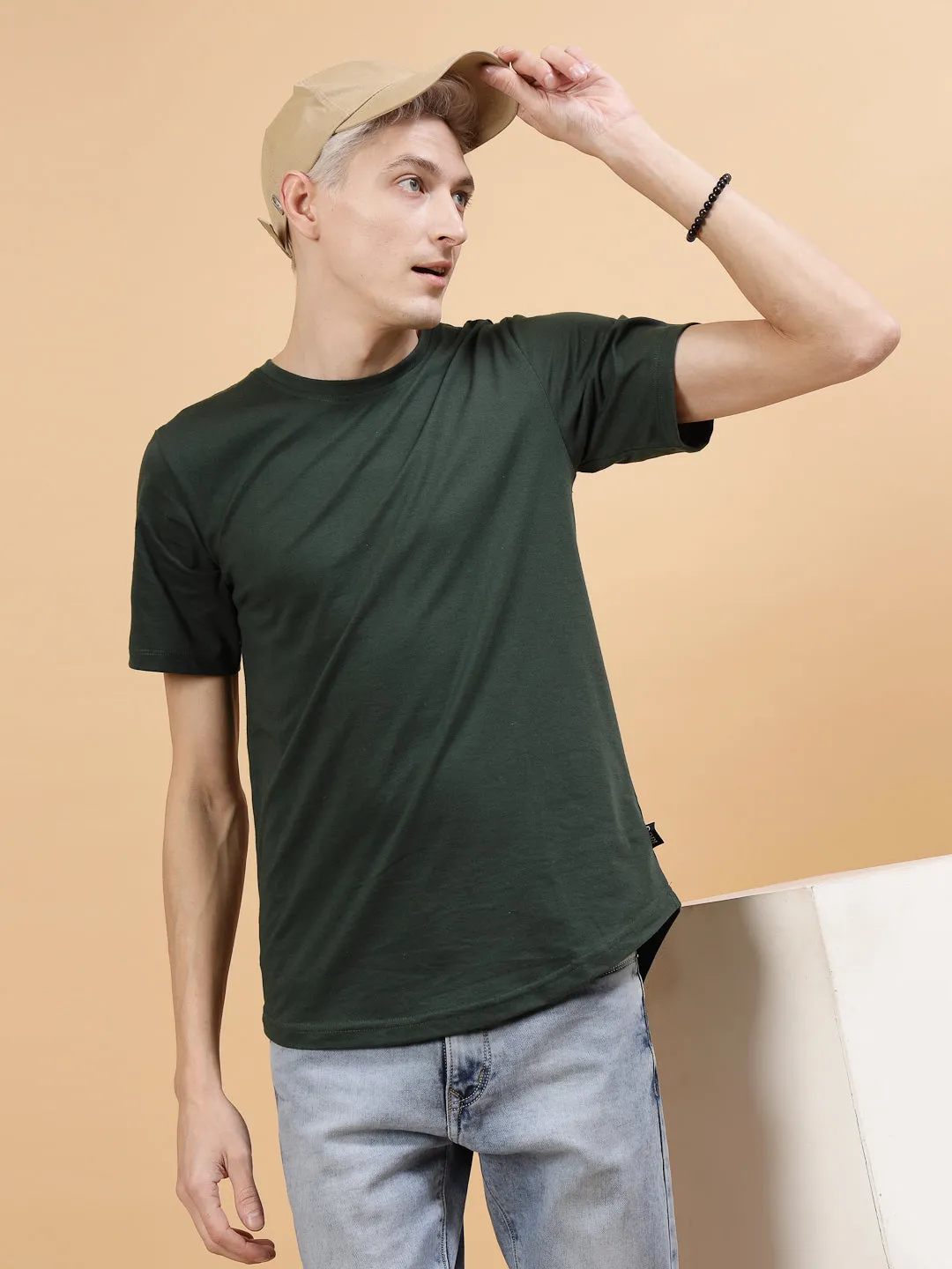 Relaxed-fit Men's Solid Jersey Tees