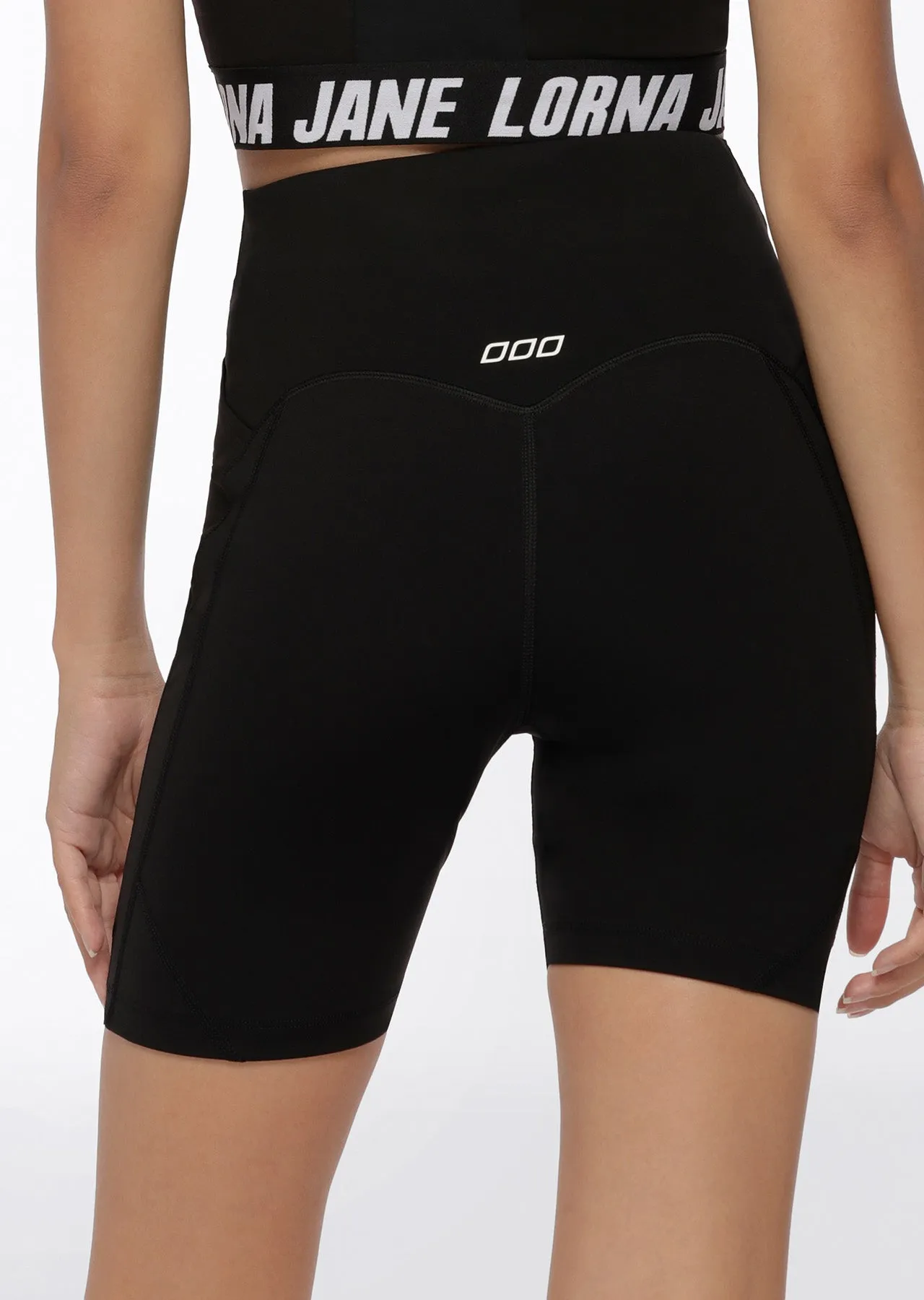 Relay Booty Phone Pocket Bike Short, Black, S