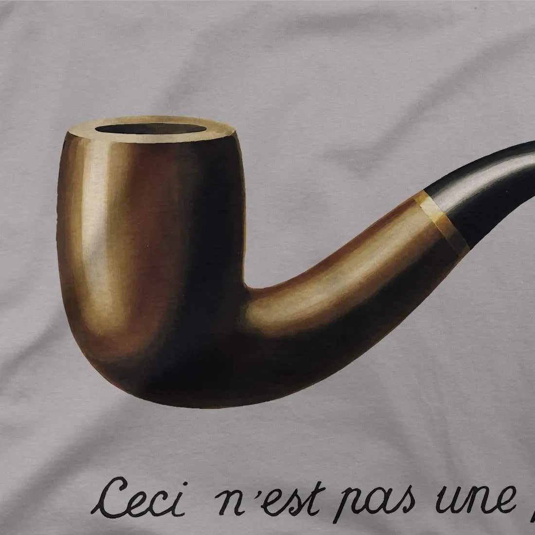 Rene Magritte This Is Not a Pipe, 1929 Artwork T-Shirt